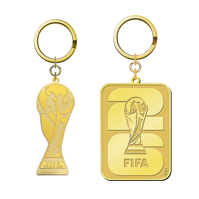 FIFA 2026 Keychain Set 2D Trophy & 2d Emblem