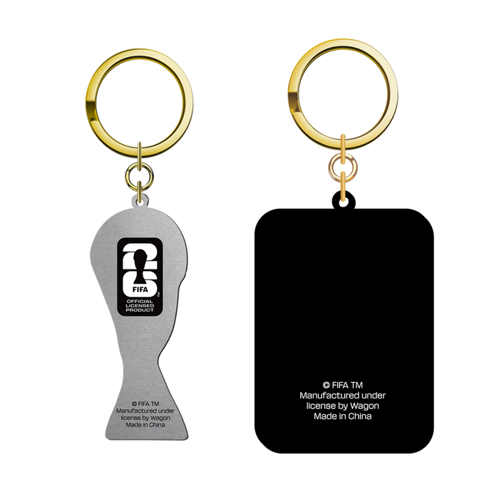 FIFA 2026 Keychain Set 2D Trophy & 2d Emblem