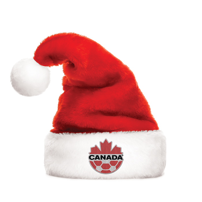 Canada Soccer Holiday Santa Hat