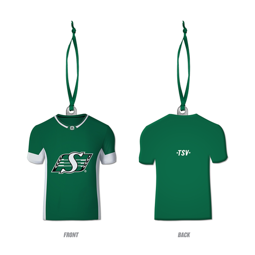 CFL Saskatchewan Roughriders Jersey Ornament