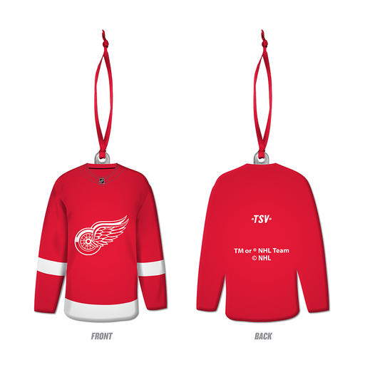 NHL Detroit Red Wings Jersey Ornament
