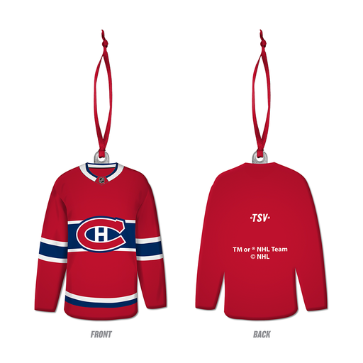NHL Montreal Canadiens Jersey Ornament