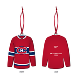NHL Montreal Canadiens Jersey Ornament