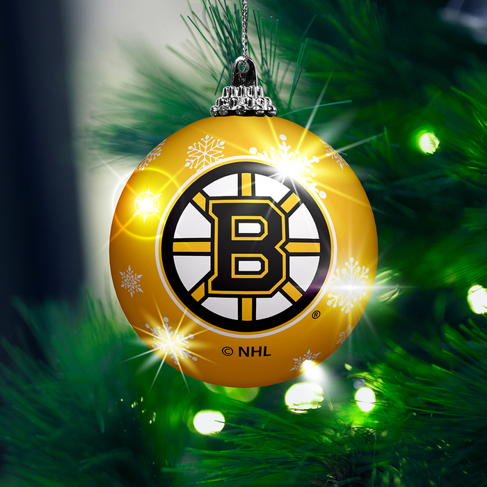 NHL Boston Bruins Light-Up Ornament 2-Pack