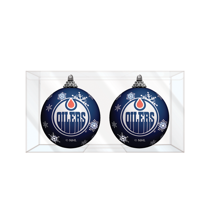 NHL Edmonton Oilers Light-Up Ornament 2-Pack