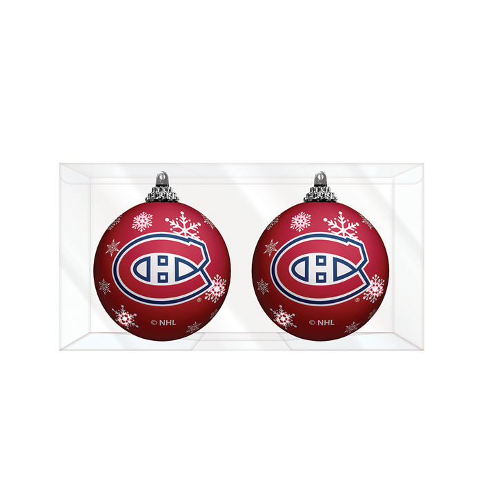 NHL Montreal Canadiens Light-Up Ornament 2-Pack