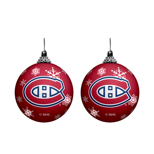 NHL Montreal Canadiens Light-Up Ornament 2-Pack
