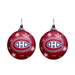 NHL Montreal Canadiens Light-Up Ornament 2-Pack