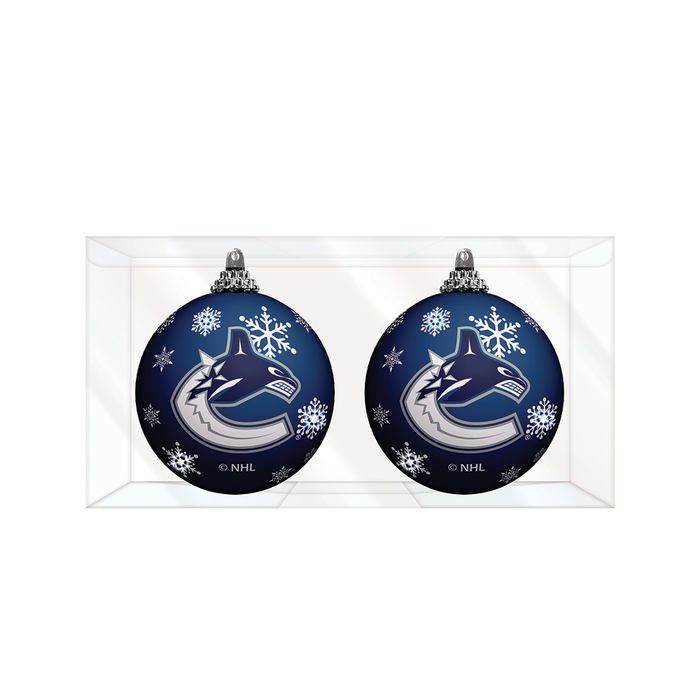 NHL Vancouver Canucks Light-Up Ornament 2-Pack