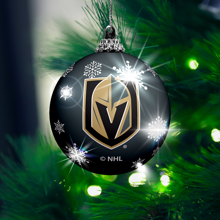 NHL Vegas Golden Knights Light-Up Ornament 2-Pack