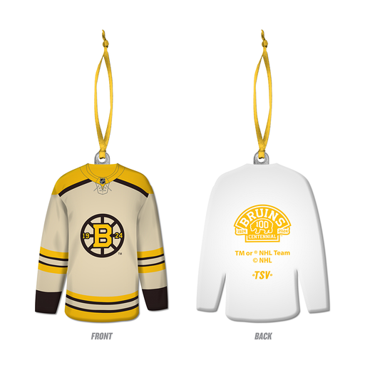 NHL Boston Bruins 3rd Jersey Ornament