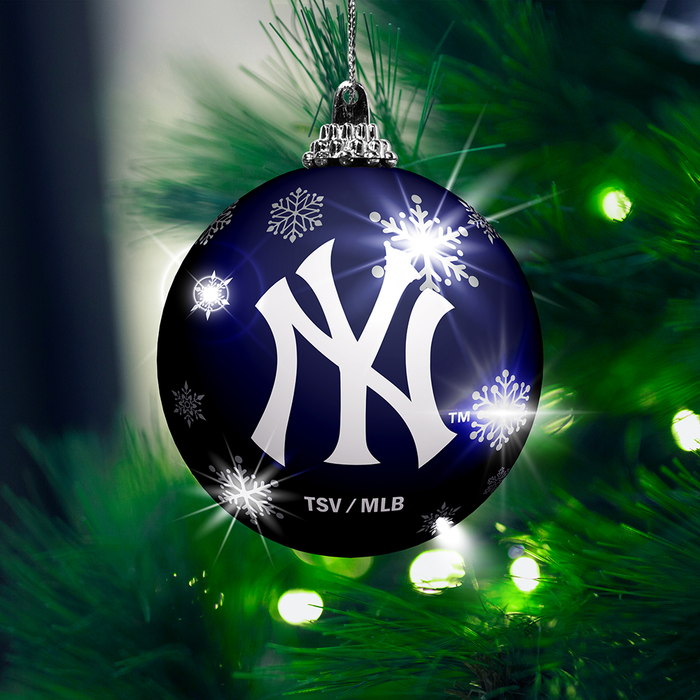 MLB New York Yankees Light-Up Ornament 2-Pack