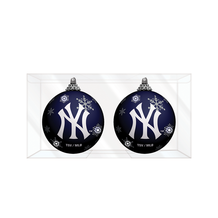 MLB New York Yankees Light-Up Ornament 2-Pack
