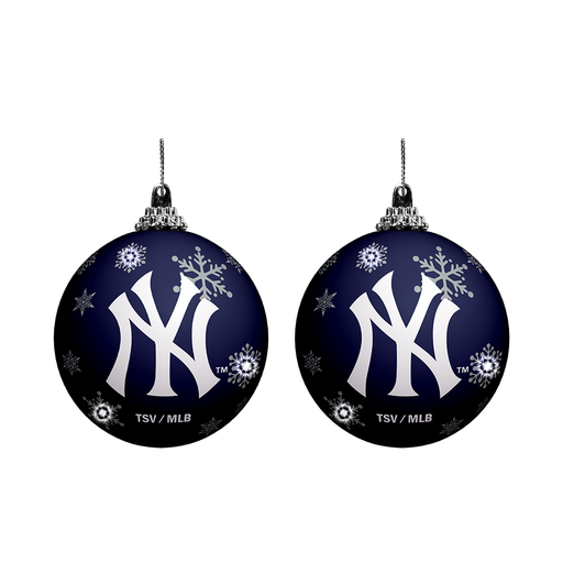 MLB New York Yankees Light-Up Ornament 2-Pack
