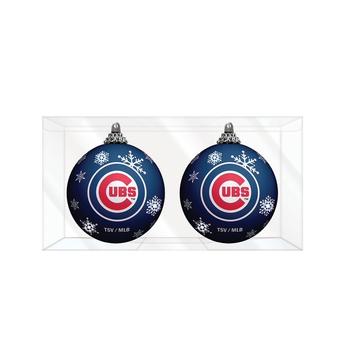 Lot de 2 décorations lumineuses MLB des Cubs de Chicago