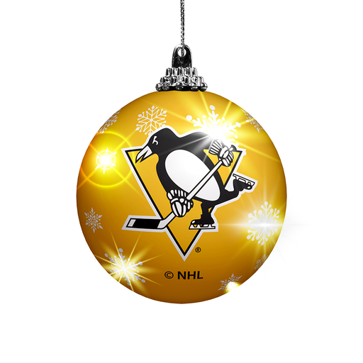 NHL Pittsburgh Penguins Light-Up Ball Ornament