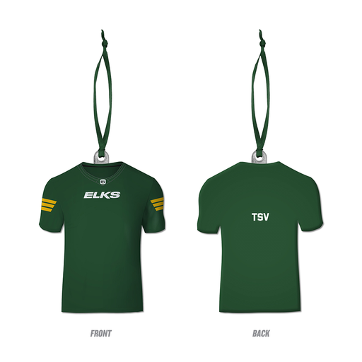 CFL Edmonton Elks Jersey Ornament