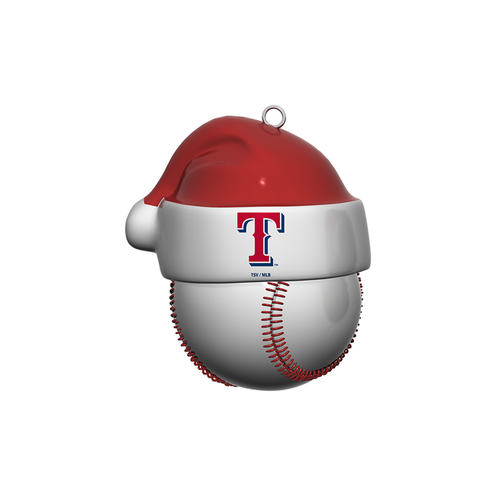 MLB Texas Rangers Ball Ornament