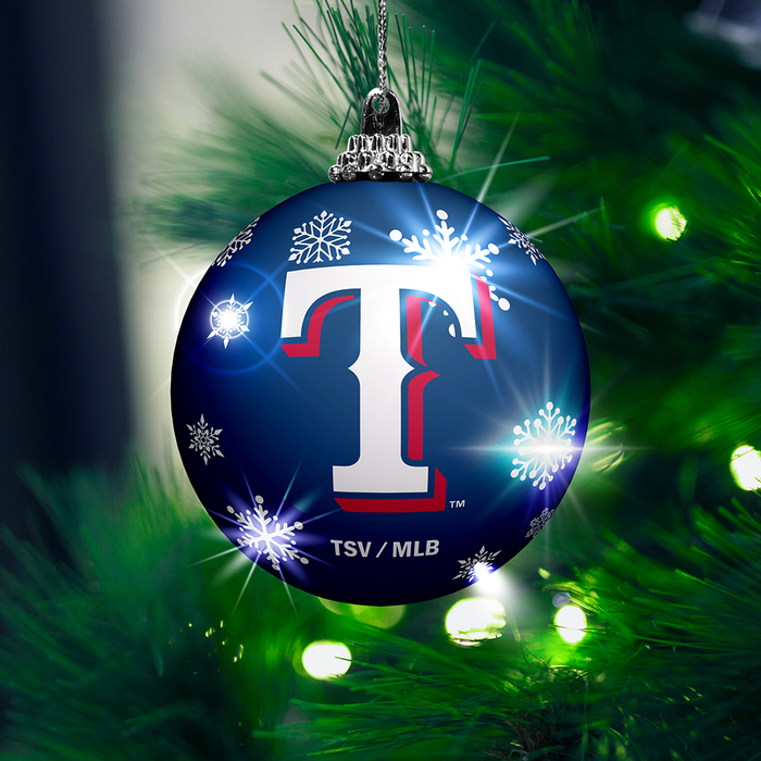 Lot de 2 décorations lumineuses MLB Texas Rangers