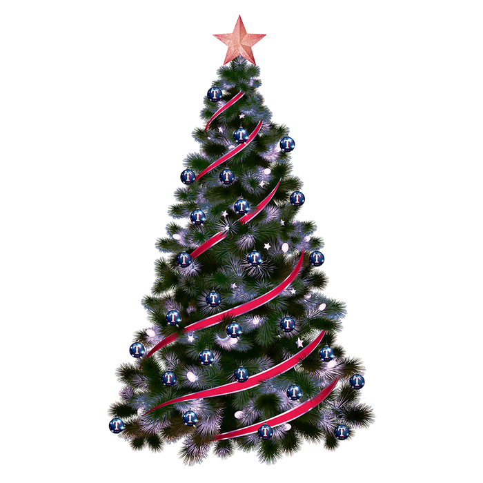 Lot de 2 décorations lumineuses MLB Texas Rangers