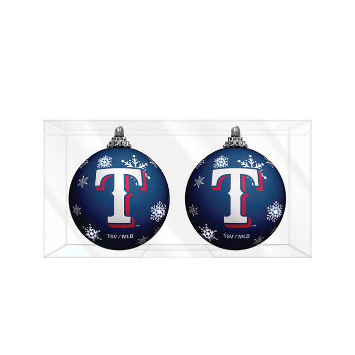 Lot de 2 décorations lumineuses MLB Texas Rangers