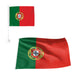 Portugal Fan Pack Set  Includes 3  x 5  Flag & Car Flag