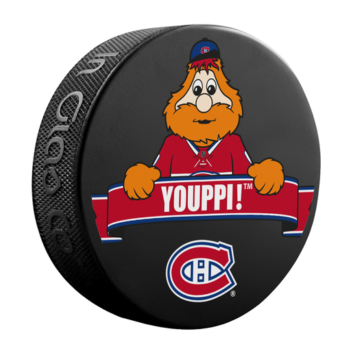 NHL Montreal Canadiens Mascot Souvenir Hockey Puck