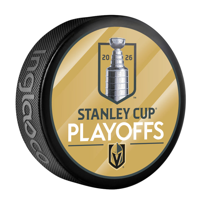 NHL Playoffs 2026 Souvenir Puck SCP Lock Up Vegas Golden Knights