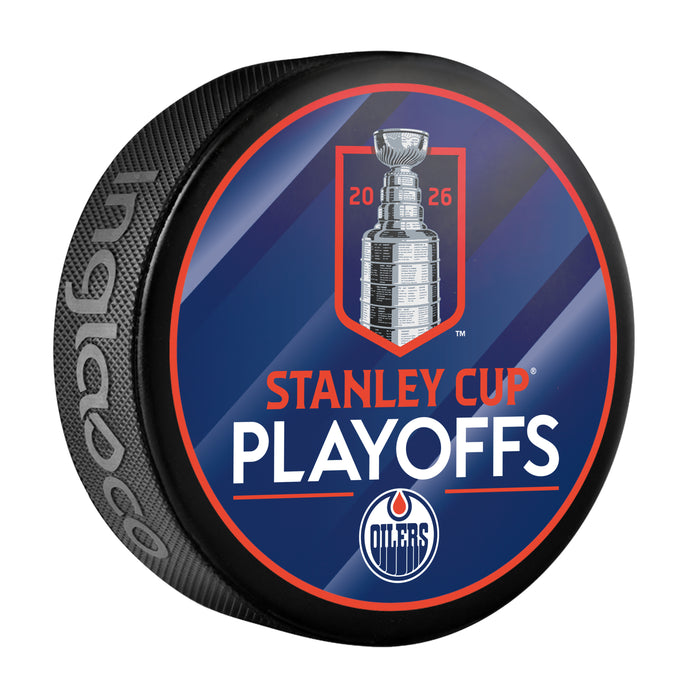 NHL Playoffs 2026 Souvenir Puck SCP Lock Up Edmonton Oilers
