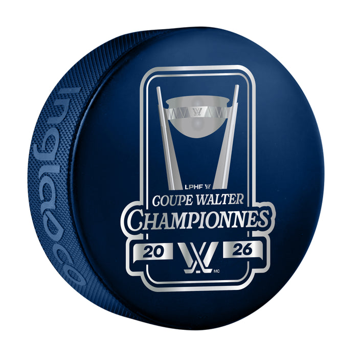LPHF Victoire de  Montréal 2026 Rondelle Souvenir Bleu Foncé - Championnes de la Coupe Walter