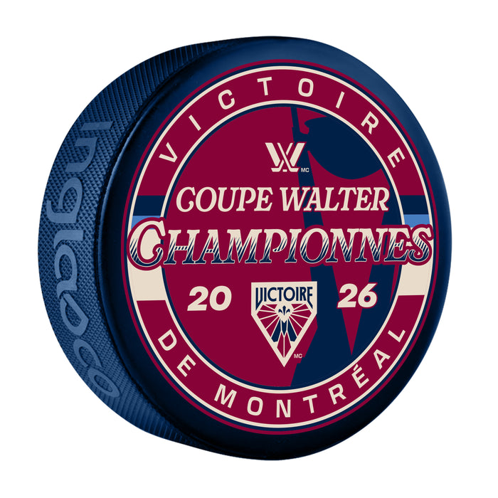 LPHF Victoire de  Montréal 2026 Rondelle Souvenir Bleu Foncé - Championnes de la Coupe Walter