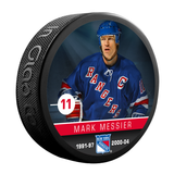 NHLAA Alumni Mark Messier New York Rangers Souvenir Collector Hockey Puck