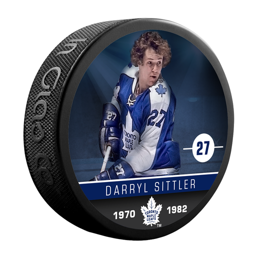 NHLAA Alumni Darryl Sittler Toronto Maple Leafs Souvenir Collector Hockey Puck