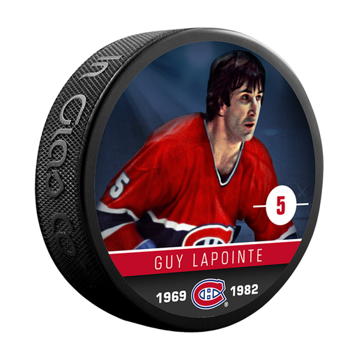 NHLAA Alumni Guy Lapointe Montreal Canadiens Souvenir Collector Hockey Puck