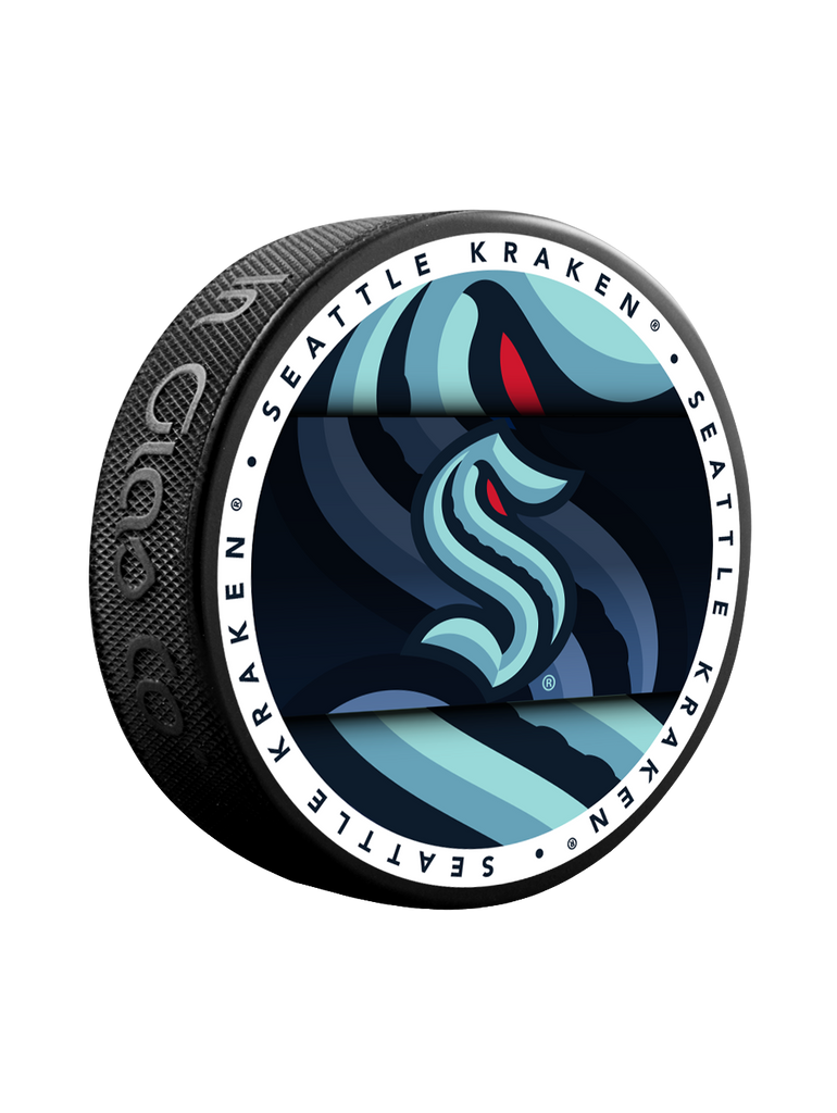 Custom Pucks Seattle NHL Seattle Kraken Medallion Souvenir Collector Hockey Puck – Inglasco Inc.
