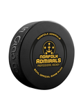 ECHL Norfolk Admirals 2023-24 Official Game Hockey Puck In Cube