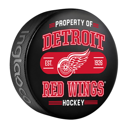 NHL Detroit Red Wings Property Of Souvenir Collector Hockey Puck