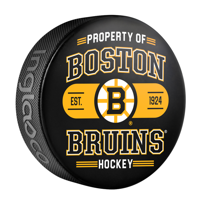 NHL Boston Bruins Property Of Souvenir Collector Hockey Puck