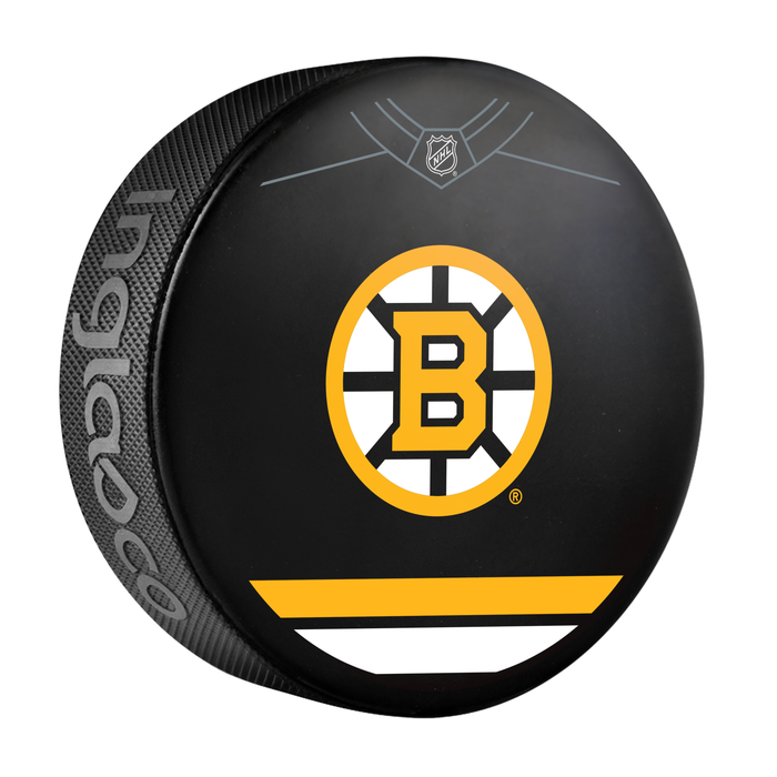 NHL Boston Bruins Jersey Design Souvenir Collector Hockey Puck