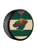 NHL Minnesota Wild Jersey Design Souvenir Collector Hockey Puck