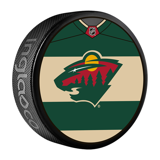 NHL Minnesota Wild Jersey Design Souvenir Collector Hockey Puck