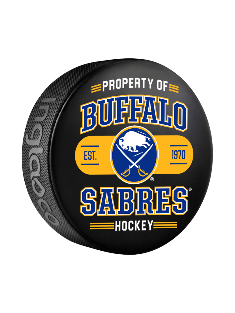 NHL Buffalo Sabres Property Of Souvenir Collector Hockey Puck