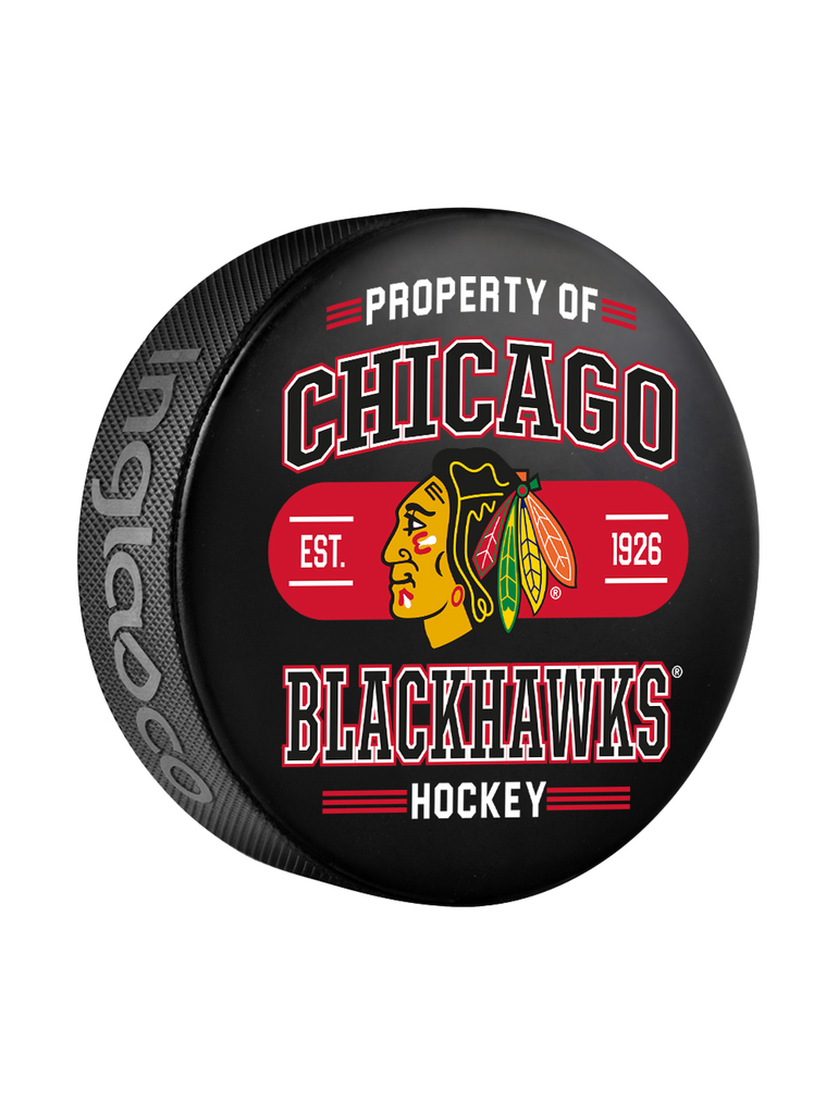 NHL Chicago Blackhawks Property Of Souvenir Collector Hockey Puck