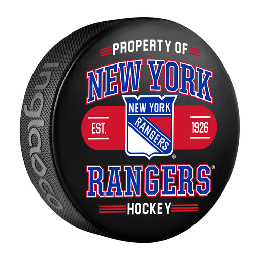 NHL New York Rangers Property Of Souvenir Collector Hockey Puck