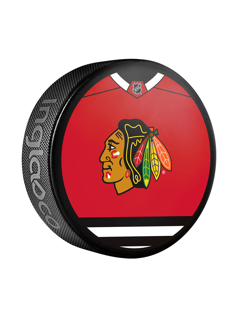 NHL Chicago Blackhawks Jersey Design Souvenir Collector Hockey Puck