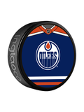 NHL Edmonton Oilers Jersey Design Souvenir Collector Hockey Puck