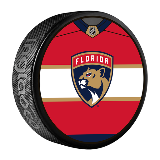 NHL Florida Panthers Jersey Design Souvenir Collector Hockey Puck