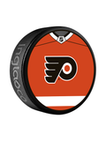 NHL Philadelphia Flyers Jersey Design Souvenir Collector Hockey Puck