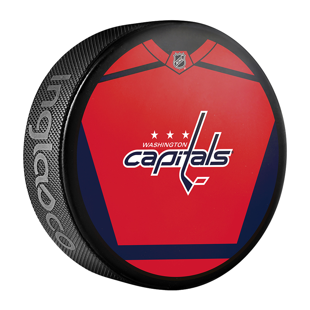 NHL Washington Capitals Jersey Design Souvenir Collector Hockey Puck ...