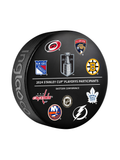 NHL 2024 Stanley Cup Playoffs All Participants Souvenir Collector Puck